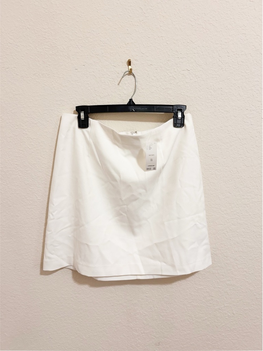 NWT Anthropologie Hutch Buttondown Two Piece Set White Jacket Mini Skirt - Picture 8 of 9